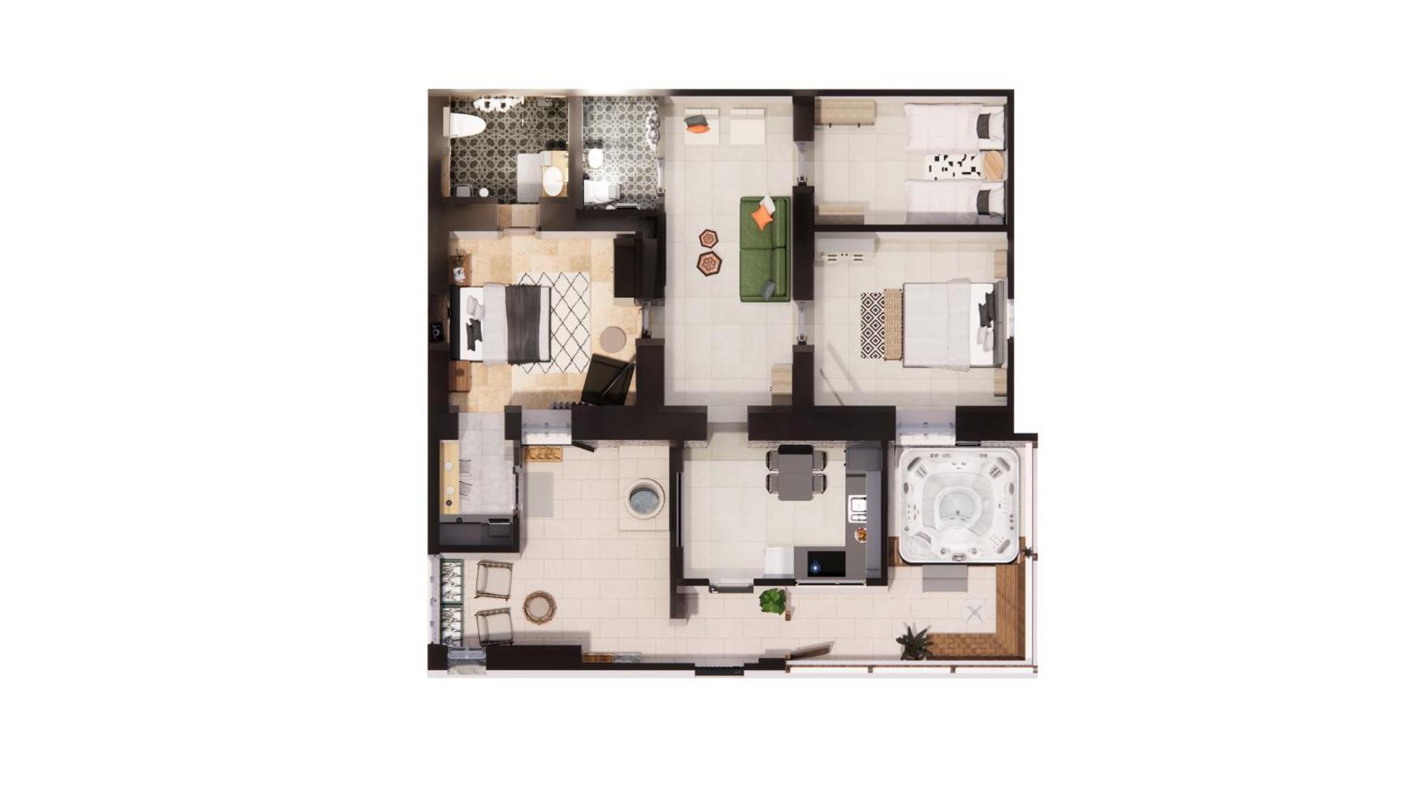 Mamilla View- Suites & Apt Hotel القدس الغرفة الصورة