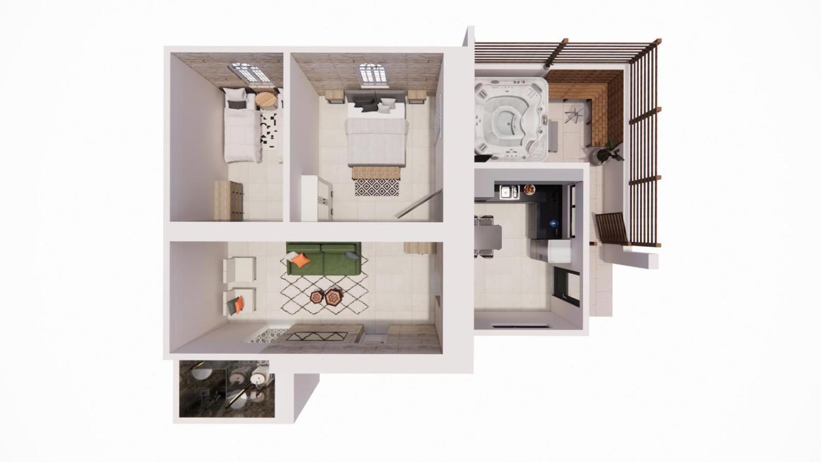 Mamilla View- Suites & Apt Hotel القدس الغرفة الصورة